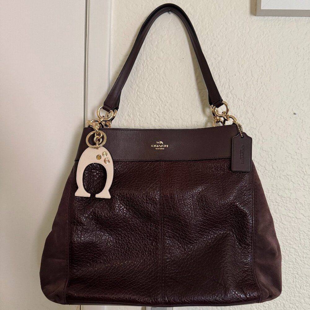 Coach Lexy Shoulder Bag in Mixed Materials